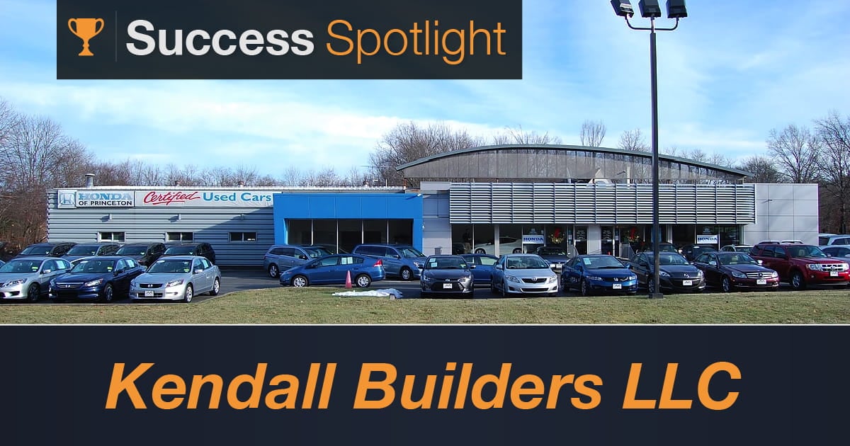 Success Spotlight: Kendall Builders LLC