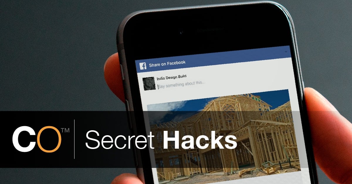 ConstructionOnline Secret Hacks: Social Media Share